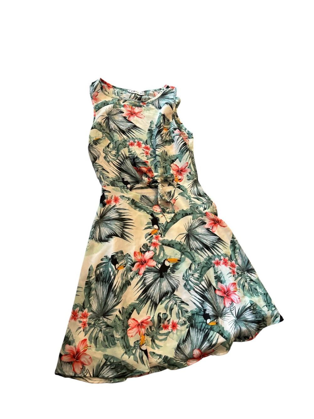 FB Sister Tropical Print Sundress Size XS